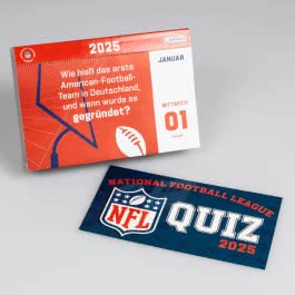NFL Quiz Kalender - 2025