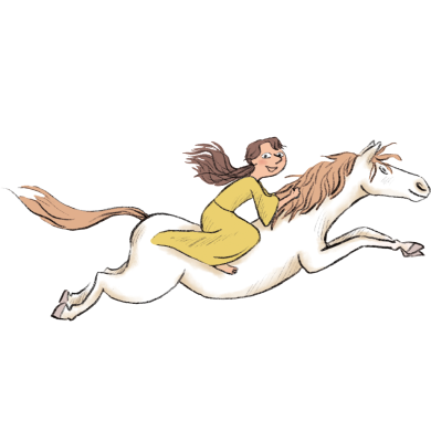 Sissi die Prinzessin reitet auf einem Pferd
