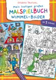 Cover von „Mein lustiges großes Malspielbuch: Wimmel-Bilder (ab 5 Jahren)“